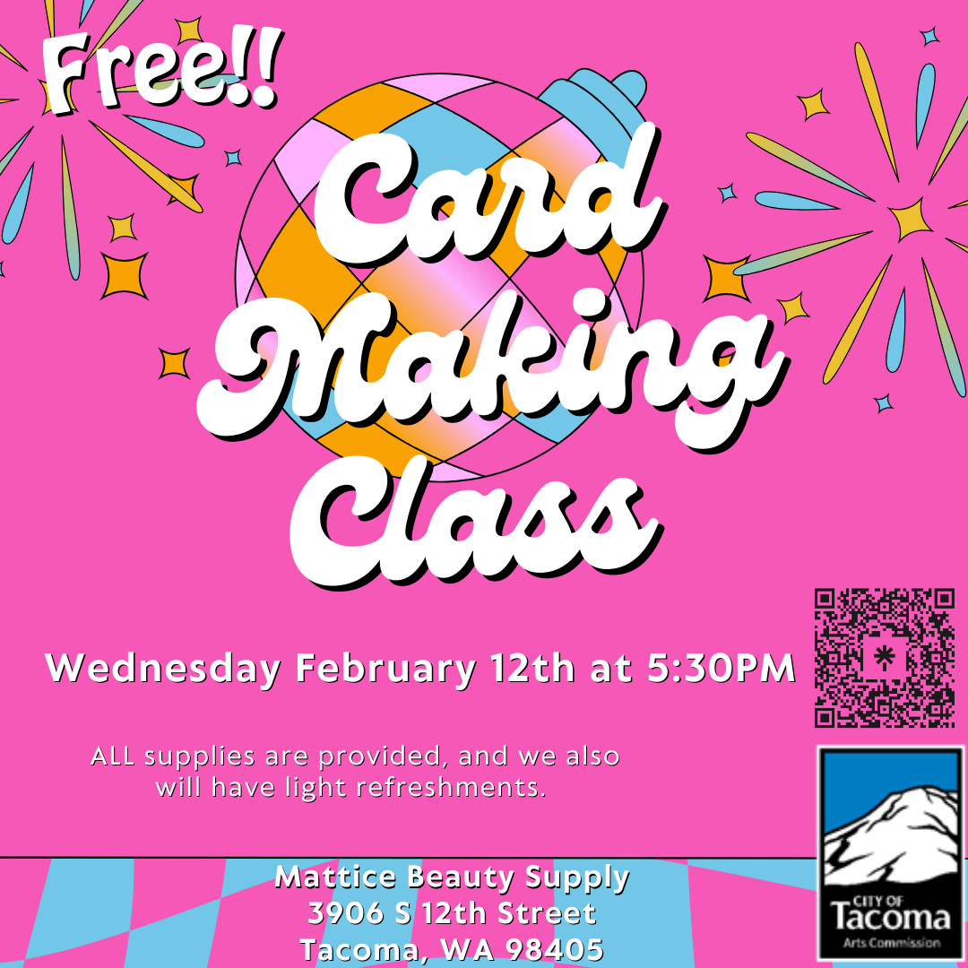 Card Making Workshop Wednesday 2/12