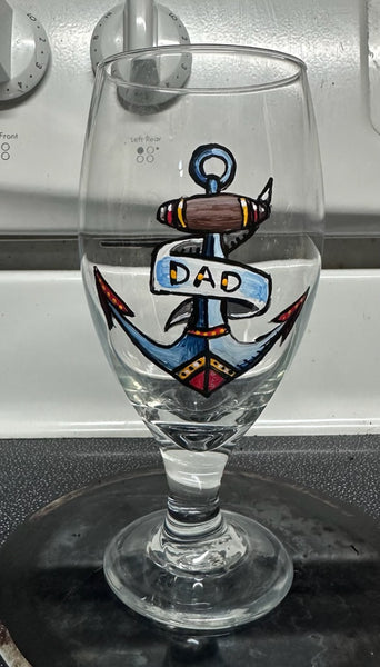 Tattoo Style Glassware Painting Class